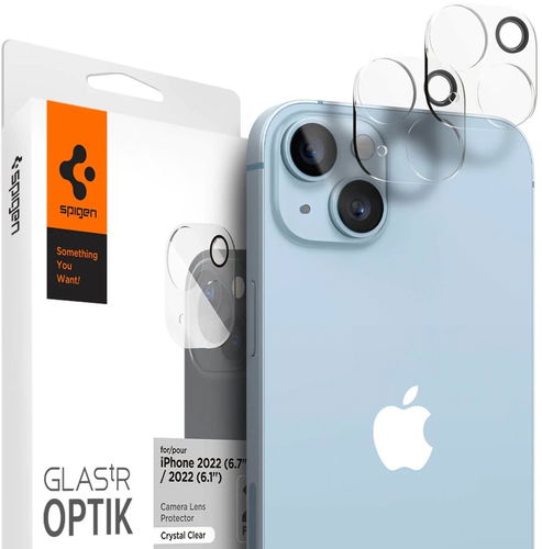 Spigen tR Optik 2 Pack Clear iPhone 14/iPhone 14 Plus - Ochranné sklo na objektiv - Hlavní obrázek