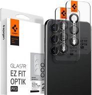 Camera Glass Spigen Glass EZ Fit Optik Pro 2 Pack, black - Samsung Galaxy S23/Galaxy S23+/Galaxy S24 - Ochranné sklo na objektiv
