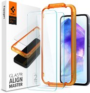 Glass Screen Protector Spigen Glass tR AlignMaster 2 Pack Samsung Galaxy A55 - Ochranné sklo