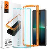 Üvegfólia Spigen Glass AlignMaster 2 Pack Sony Xperia 5V üvegfólia - Ochranné sklo