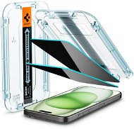 Spigen Glass tR EZ Fit HD Privacy 1 Pack iPhone 15 Plus - Schutzglas