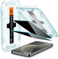 Üvegfólia Spigen Glass tR EZ Fit Privacy 2 Pack Samsung Galaxy S24+ üvegfólia - Ochranné sklo