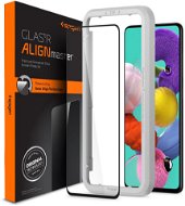 Spigen AlignMaster FC Black Samsung Galaxy A51 - Üvegfólia