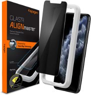 Spigen AlignMaster Privacy iPhone 11 Pro - Üvegfólia