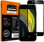 Spigen Glass FC HD Black iPhone SE 2020/8/7 - Ochranné sklo