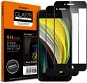 Spigen Glass FC 2 Pack Black iPhone SE 2022/SE 2020/8/7 üvegfólia - Üvegfólia