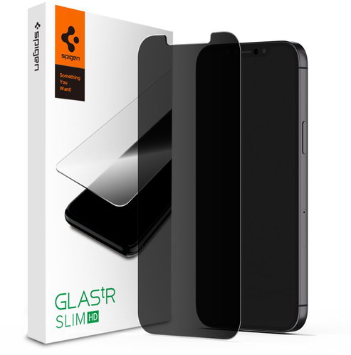 Spigen Glas tR Privacy HD 1 Pack iPhone 12 Mini - Glass Screen Protector - Main image