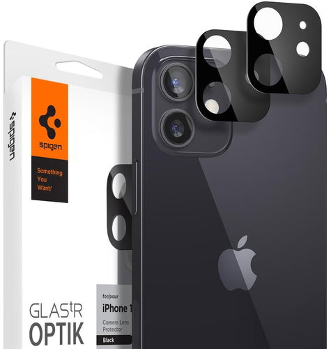 Spigen Glas tR Optik Lens 2 Pack iPhone 12 - Üvegfólia - Fő fotó