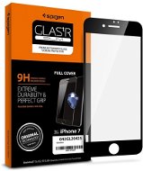 Spigen Glass FC Black iPhone 8/7 - Ochranné sklo