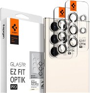 Spigen Glass EZ Fit Optik Pro 2 Pack Cream Samsung Galaxy S23 Ultra - Ochranné sklo na objektív