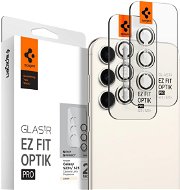 Spigen Glass EZ Fit Optik Pro 2 Pack Cream Samsung Galaxy S23/Galaxy S23+ - Ochranné sklo na objektív