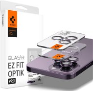 Camera Glass Spigen Glass EZ Fit Optik Pro 2 Pack Deep Purple iPhone 14 Pro/iPhone 14 Pro Max - Ochranné sklo na objektiv
