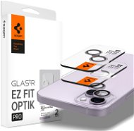 Camera Glass Spigen Glass EZ Fit Optik Pro 2 Pack Purple iPhone 14/iPhone 14 Plus - Ochranné sklo na objektiv