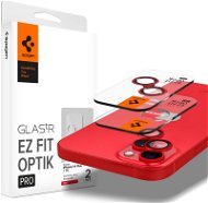 Spigen Glass EZ Fit Optik Pro 2 Pack Red für iPhone 14 / iPhone 14 Plus - Objektiv-Schutzglas