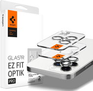 Objektiv-Schutzglas Spigen Glass EZ Fit Optik Pro 2 Pack Silver für iPhone 14 Pro / iPhone 14 Pro Max - Ochranné sklo na objektiv