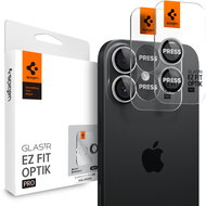 Spigen Glass tR EZ Fit Optik Pro 2 Pack Silver iPhone 17 - Camera Glass