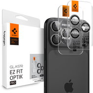 Spigen Glass tR EZ Fit Optik Pro 2 Pack Gray iPhone 17/16/15/14 Pro / 17/16/15/14 Pro Max - Camera Glass