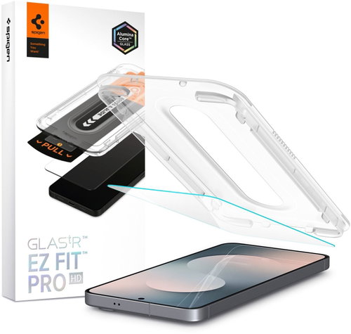 Spigen Glass tR EZ Fit Pro HD 1 Pack Transparency Samsung Galaxy S25 FE - Glass Screen Protector - Main image