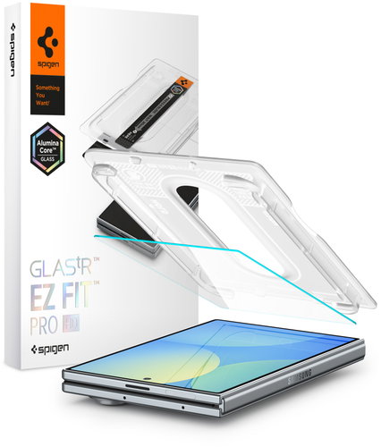 Spigen Glass tR EZ Fit Pro HD 1 Pack Samsung Galaxy Z Fold 8 - Glass Screen Protector - Main image