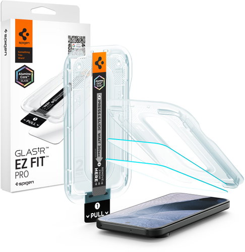 Spigen Glass TR EZ Fit Pro 2 Pack Google Pixel 11/11 Pro - Glass Screen Protector - Main image