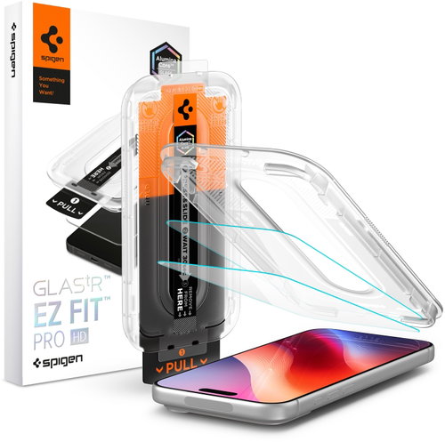 Spigen Glass tR EZ Fit Pro HD 2 Pack 18 Pro Max/17 Pro Max/16 Pro Max - Glass Screen Protector - Main image