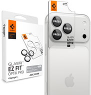 Spigen Glass Tr EZ Fit Optik Pro 2-pack, silver, for iPhone 18 Pro Max/18 Pro - Camera Glass