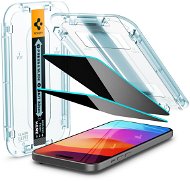 Glass Screen Protector Spigen Glass tR EZ Fit (Privacy) 2 Pack Transparency iPhone 15 - Ochranné sklo