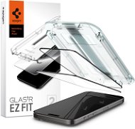 Ochranné sklo Spigen Glass tR EZ Fit 2 Pack FC Black iPhone 15 Pro - Ochranné sklo