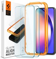 Glass Screen Protector Spigen Glass Align Master Clear 2 Pack Samsung Galaxy A54 5G - Ochranné sklo