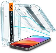 Spigen Glass tR EZ Fit 2 Pack Transparency iPhone 15 üvegfólia - Üvegfólia