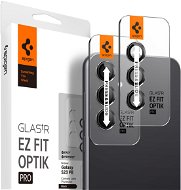 Üvegfólia Spigen Glass tR EZ Fit Optik Pro 2 Pack Samsung Galaxy S23 FE üvegfólia - fekete - Ochranné sklo