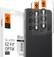 Spigen Glass tR EZ Fit Optik Pro 2 Pack Black Samsung Galaxy S24 - Ochranné sklo