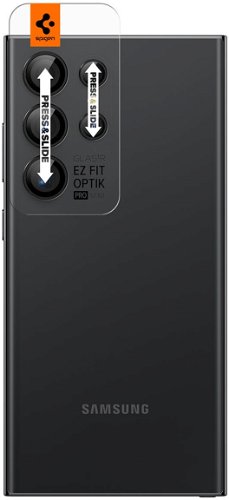 Spigen Glass tR EZ Fit Optik Pro 2 Pack Black Samsung Galaxy S24 Ultra -  Glass Screen Protector