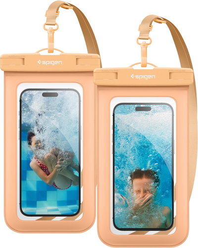 Spigen Aqua Shield WaterProof Case A601 2 Pack Apricot - Softcase-Handyhülle - Hauptbild