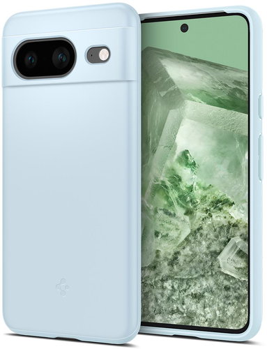 Spigen Thin Fit Mute Blue Google Pixel 8 - Phone Cover - Main image