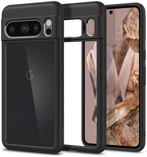 Spigen Ultra Hybrid Matte Black Google Pixel 8 Pro - Phone Cover - Main image