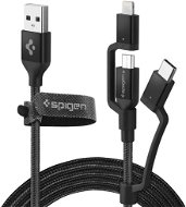 Spigen C10i3 DuraSync 3-in-1 Cable Black - Dátový kábel