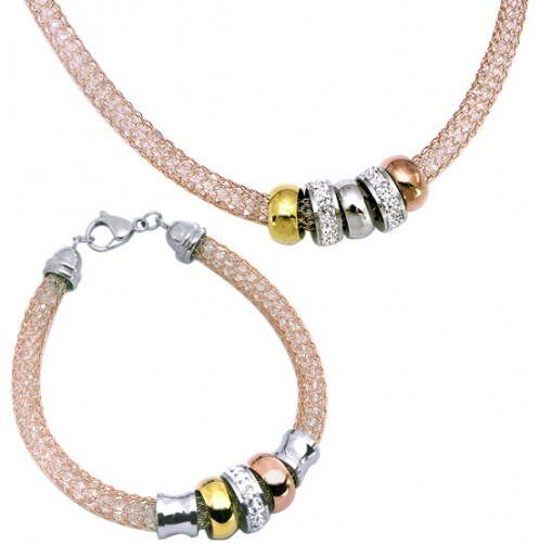 TRIBAL SET117 Rosegold - Jewellery Gift Set - Main image