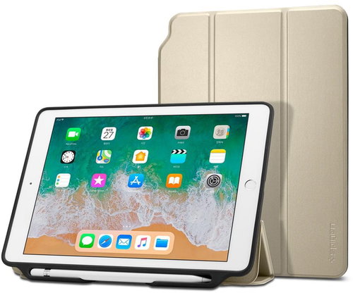 Spigen Smart Fold 2 Gold iPad 9.7" 2017/2018 - Tablet Case - Main image
