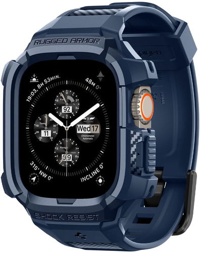 Spigen Rugged Armor Pro Navy blue Apple Watch Ultra 2/1 49mm - Ochranný kryt na hodinky - Hlavní obrázek