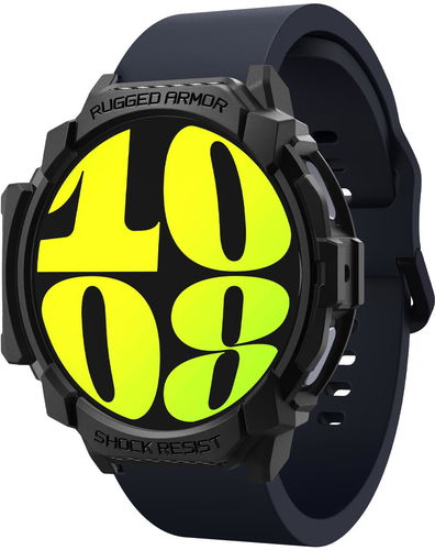Spigen Rugged Armor Matte black Samsung Galaxy Watch7 (44mm) - Ochranný kryt na hodinky - Hlavní obrázek