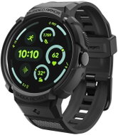 Spigen Rugged Armor Pro + Stand Google Pixel Watch 4 45mm Matte Black - Protective Watch Cover