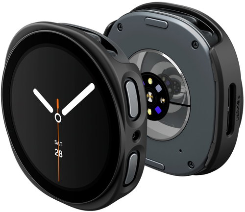 Spigen Thin Fit 360 Samsung Galaxy Watch 9/8 44mm Black - Protective Watch Cover - Main image