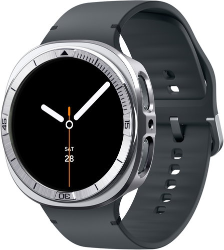 Spigen Bezel Tune Pro (Pilot) Samsung Galaxy Watch 9/8 44mm Silver - Protective Watch Cover - Main image