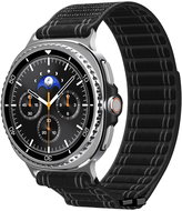 Spigen Fabric Band Hook And Loop Samsung Galaxy Watch 8 46mm/44mm/40mm Black - Watch Strap