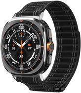 Spigen Fabric Band Hook And Loop Samsung Galaxy Watch Ultra 47mm Black - Watch Strap