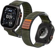 Spigen Fabric Band Hook And Loop Apple Watch 49mm/46mm/45mm/44mm Green - Watch Strap