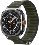 Spigen Fabric Band Hook And Loop Samsung Galaxy Watch Ultra 47mm Green - Řemínek