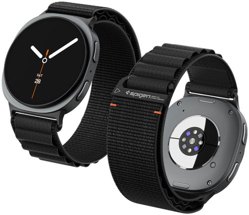 Spigen Fabric Band Samsung Galaxy Watch Ultra 2/1 47mm Black - Watch Strap - Main image