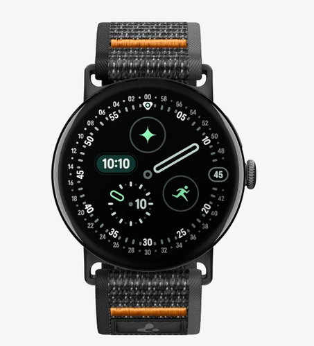 Spigen Athlex Air Active Google Pixel Watch 5/4/3 45mm Black Orange - Watch Strap - Main image
